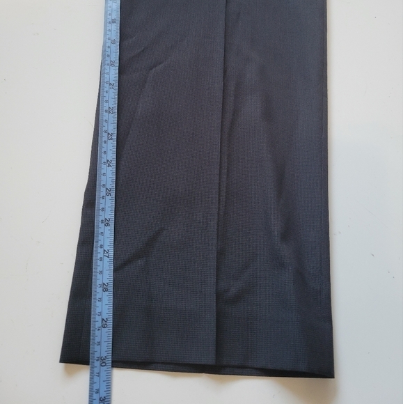 Lauren Ralph Lauren Micro Houndstooth Print Dress Pants W40 L30 in Black - Picture 9 of 10